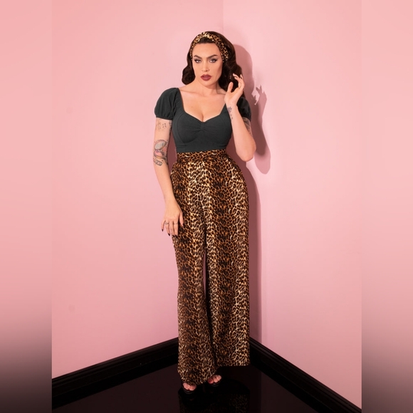 Vixen By Micheline Pitt Vacation Pants (L) (Altered) - Picture 2 of 7